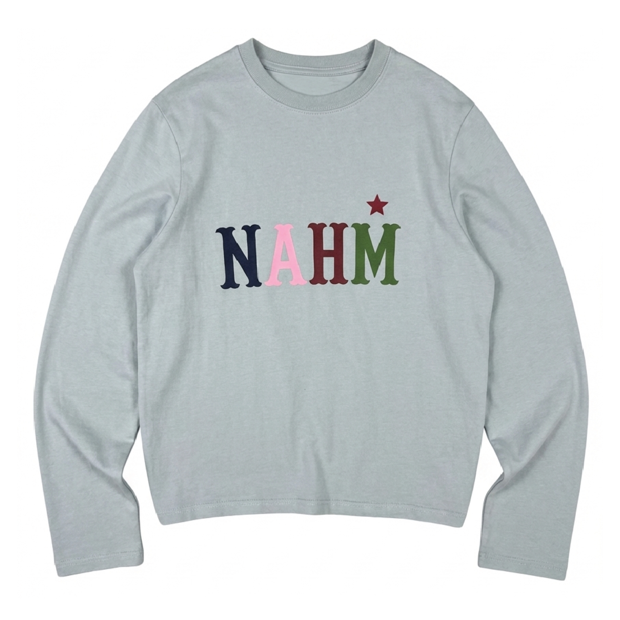 SIGNATURE LONG SLEEVE TEE GREY