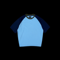BLUE RAGLAN TEE
