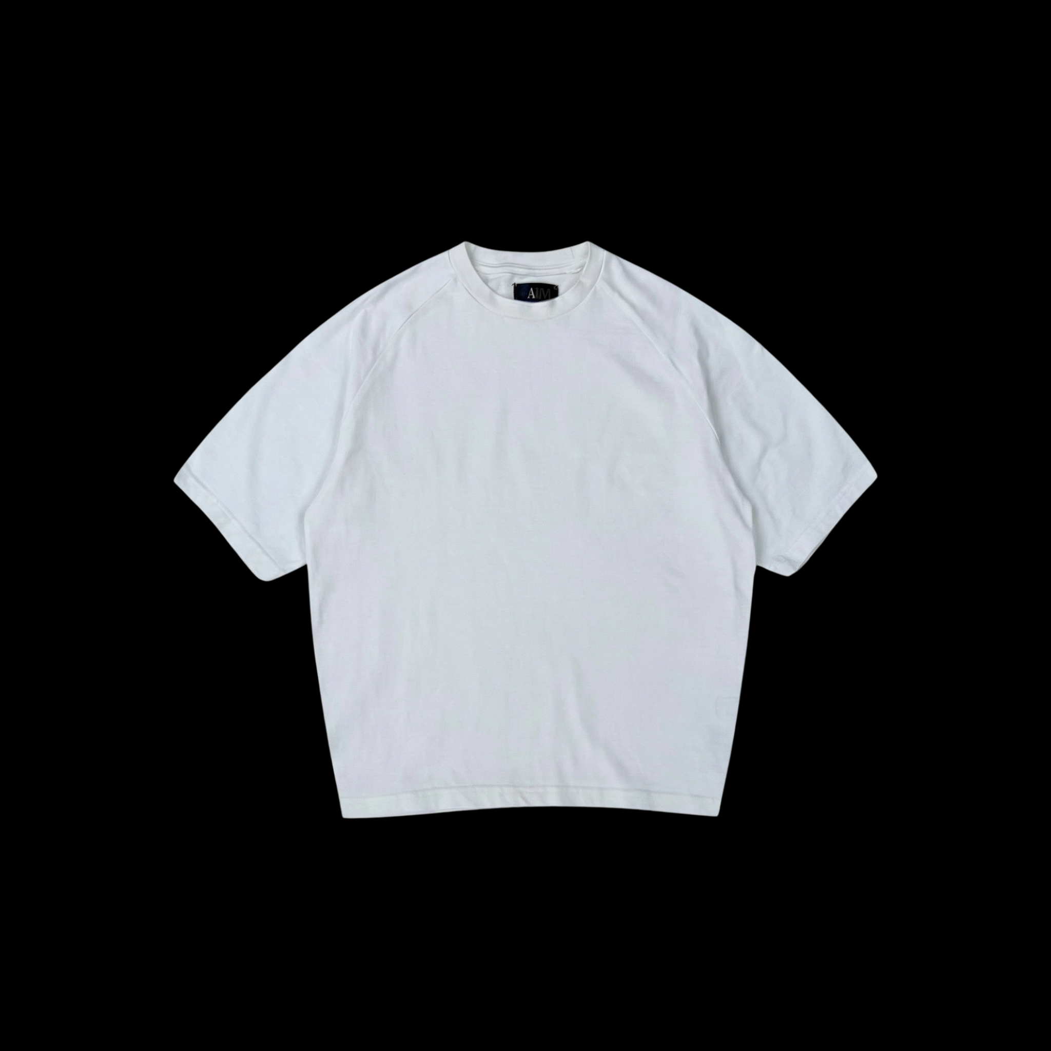 WHITE RAGLAN TEE