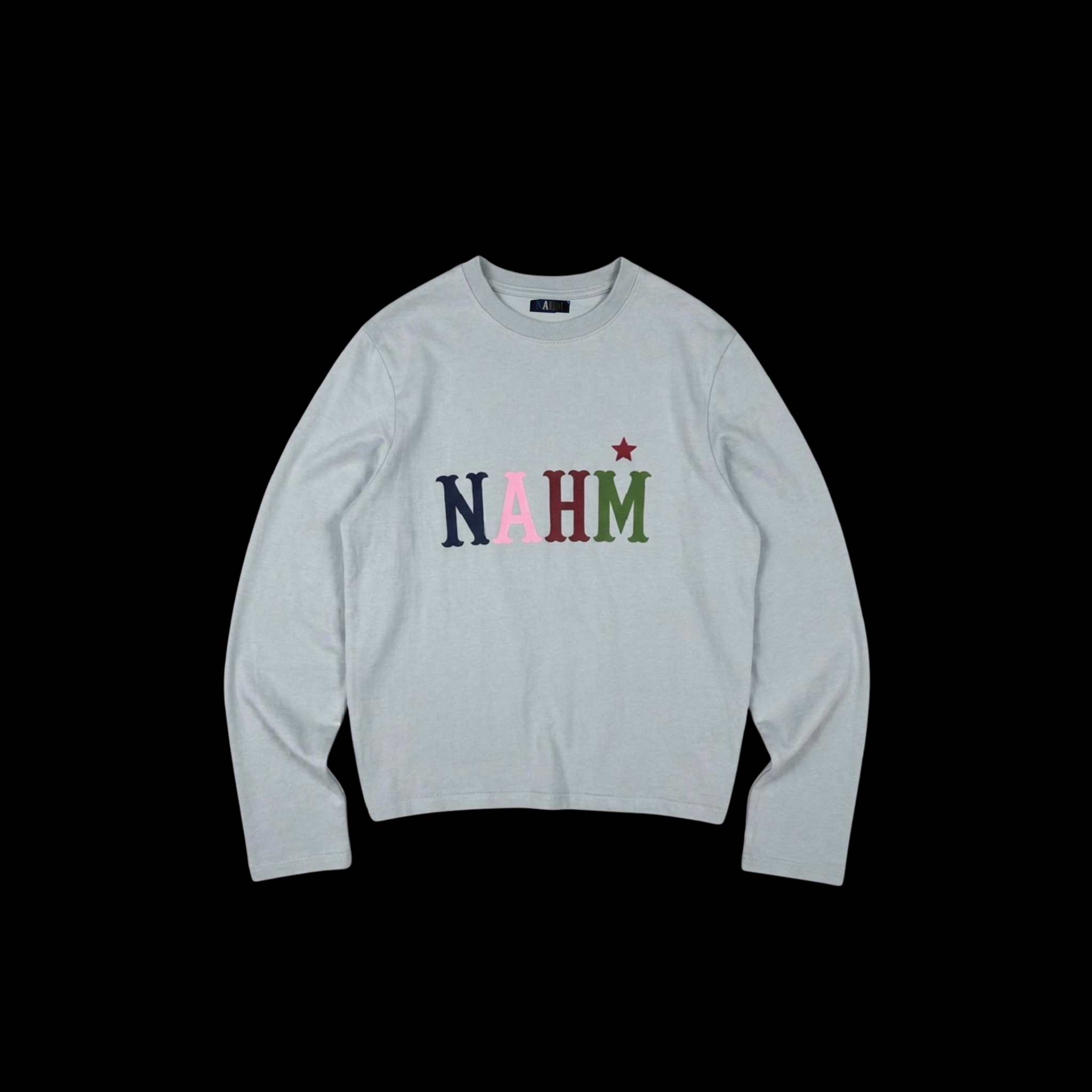 SIGNATURE LONG SLEEVE TEE GREY