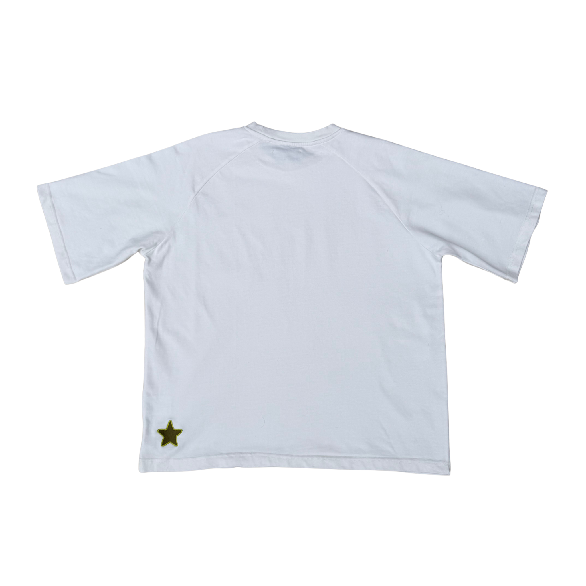 White Raglan Tee