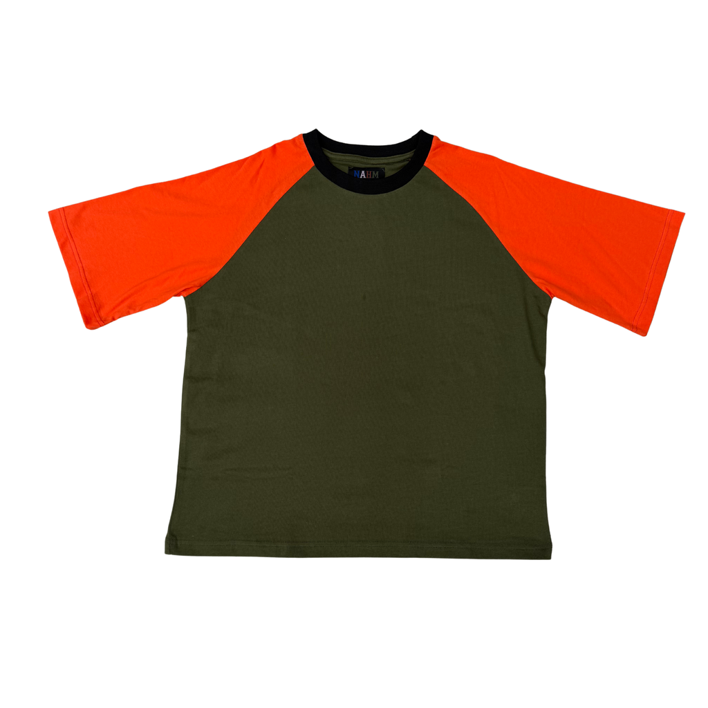 Khaki Raglan Tee