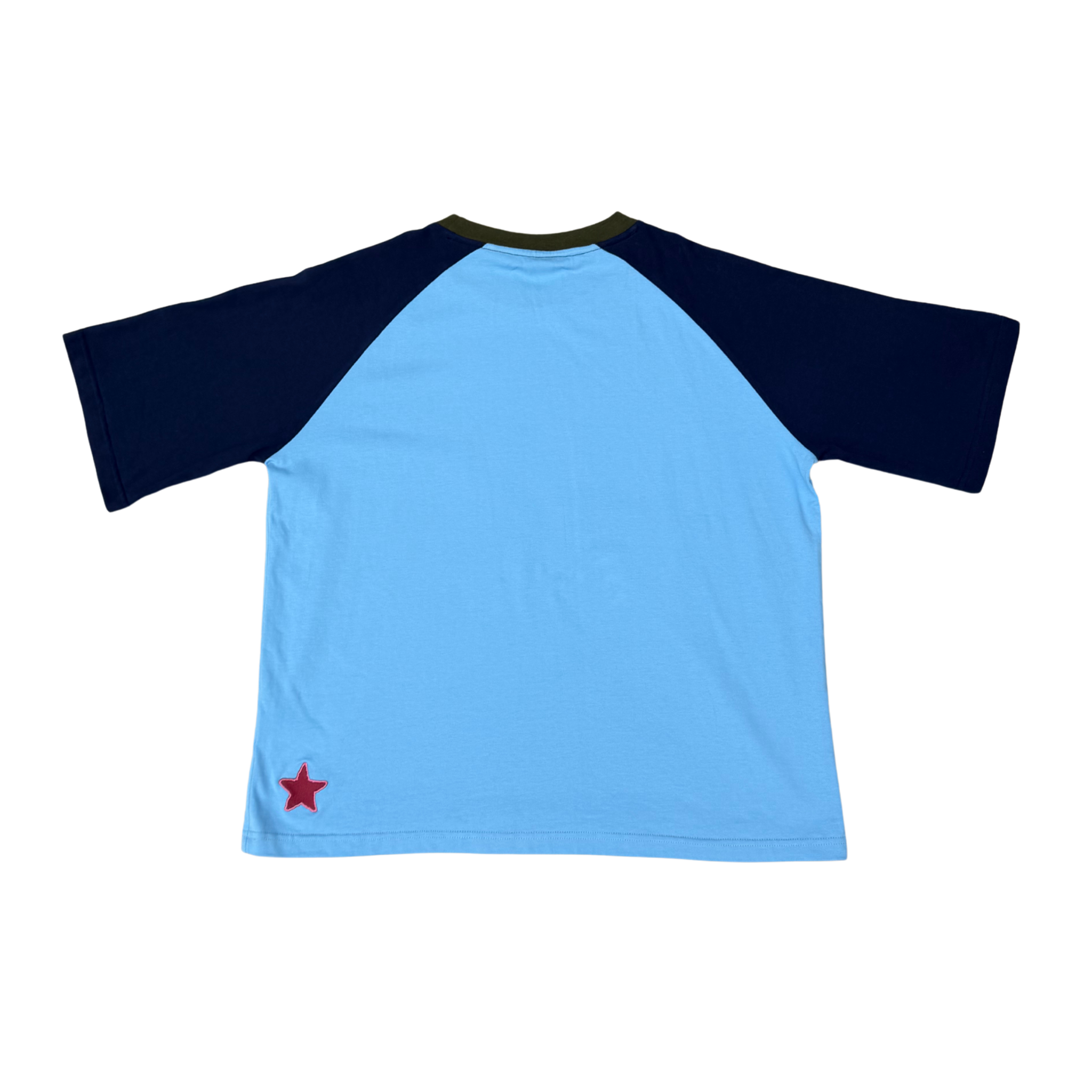 Blue Raglan Tee
