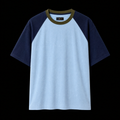 BLUE RAGLAN TEE