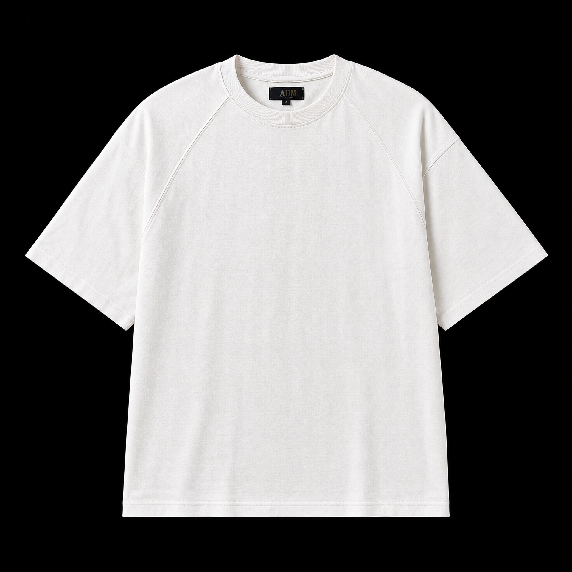 WHITE RAGLAN TEE