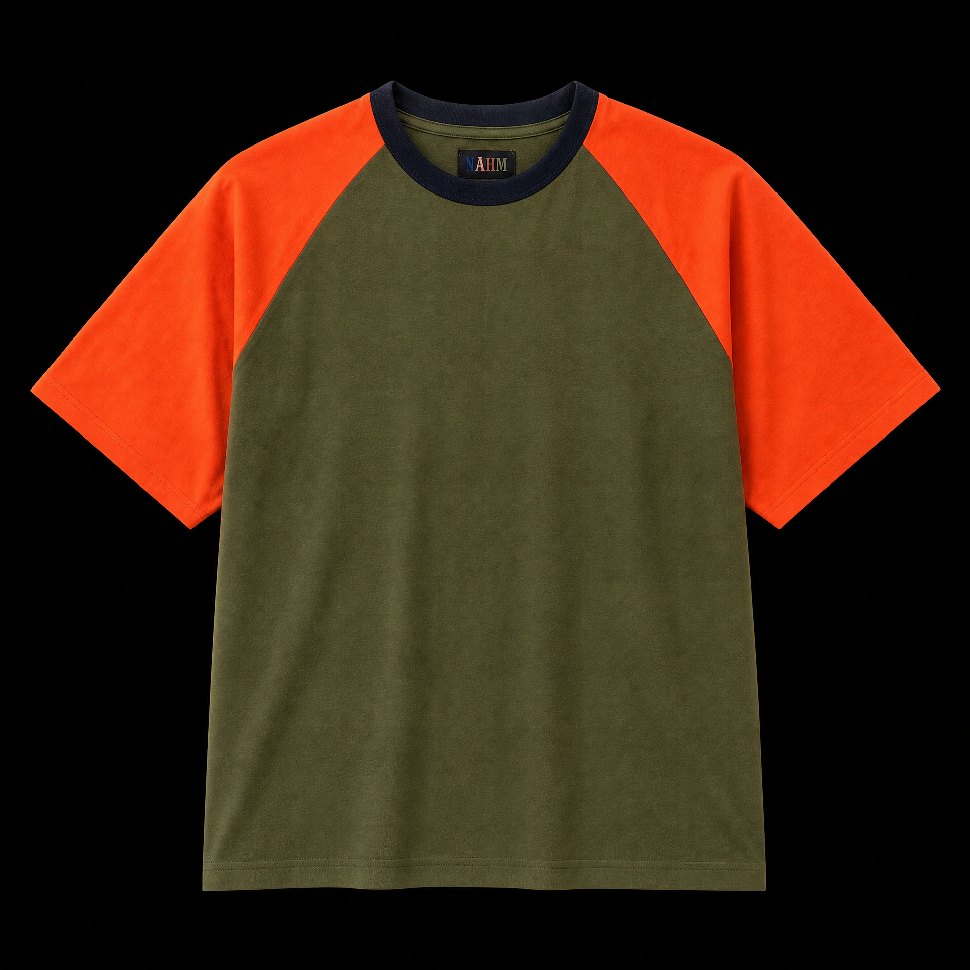 KHAKI RAGLAN TEE